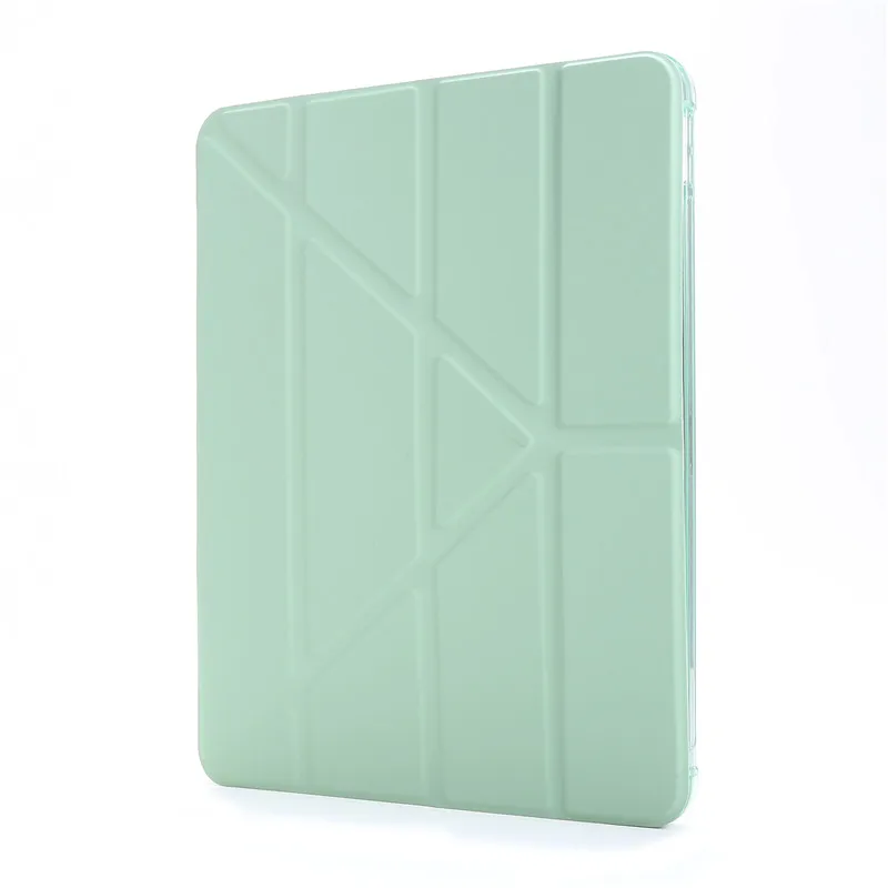 Cute Pink Green for iPad Pro 12 9 Case 3rd 4th Gen 2020 2018 Multi-folding Flip Stand for iPad Pro 12.9 12 9 Back Cover Tablet