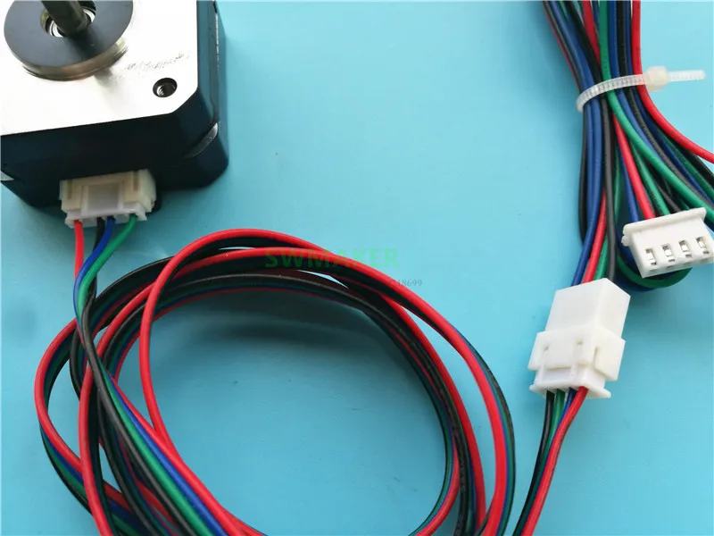 1Pc NEMA 17 linea di estensione del motore passo-passo, cavo di prolunga XH2.54 4P, linea di connessione spina maschio-femmina 1M parti del perno 3D