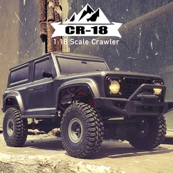 D1RC 1/18 2.4G Mini Off-road Indoor Truck RC Car Waterproof ESC Motor 3Line Servo Vehicle Models Rock Crawler