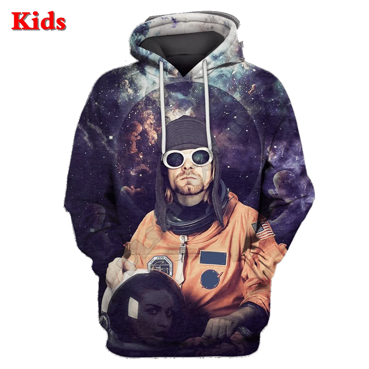 

Astronaut Galaxy Hoodies T-shirt 3D Printed Kids Sweatshirt Long Sleeve Boy For Girl Funny Pullover 05