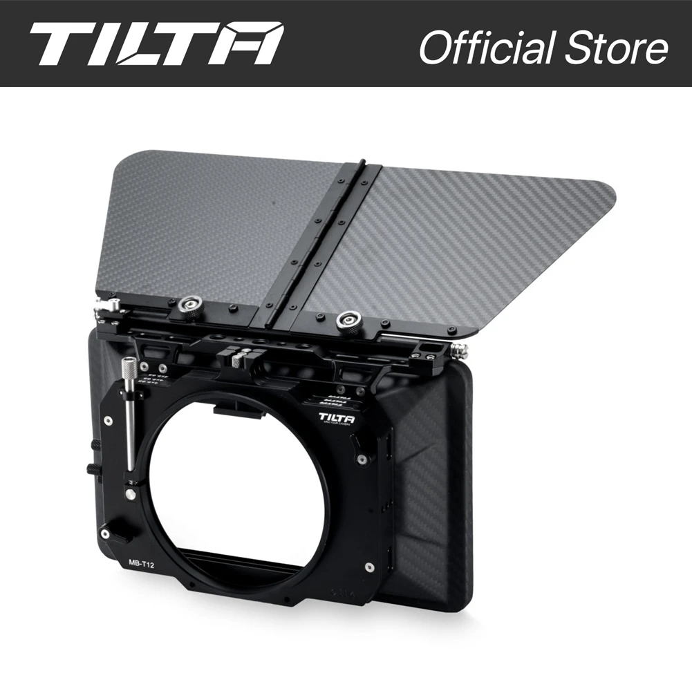 TILTA MB-T12 4×5,65 koolstofvezel matte doos (klem-op) met enkele steun voor 15 mm hengelsteuninstallatie voor 5D4 RED ARRI SONY DSLR