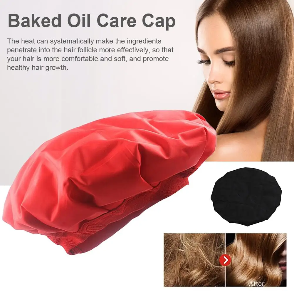 Hair Care Baking Oil Cold Heating Cap Hair Dryers Wrap Hair Beauty Styling Care Steamer Thermal Wrap Spa Heated Gel Cap