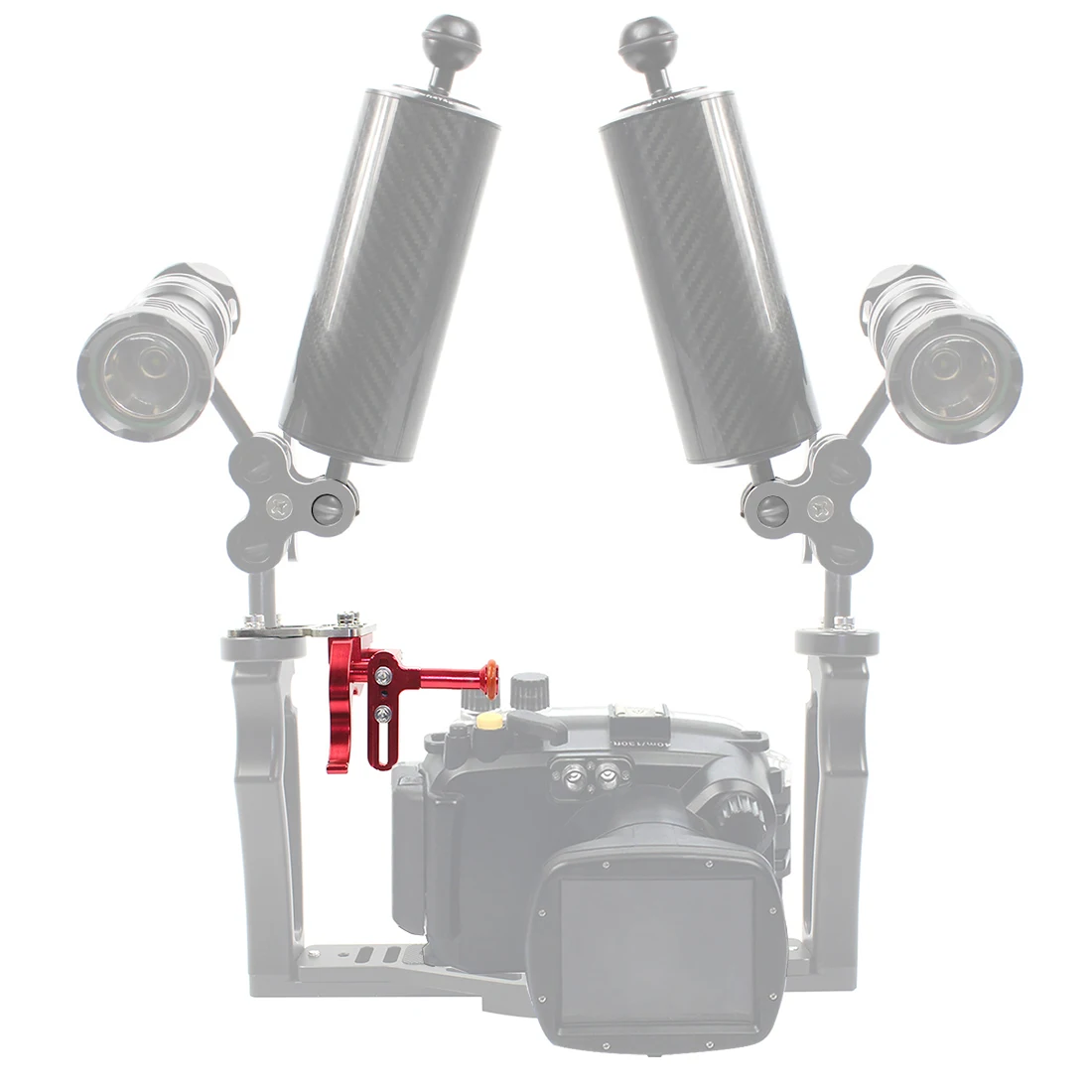 Регулируемое крепление триггера спуска затвора для камеры дайвинга, стабилизатор подводного лотка для Gopro 13, DJI Osmo