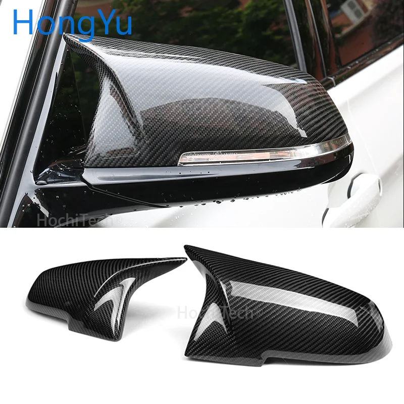 For BMW 3 Series F30 F31 320i 328i 330i 335i Sedan & Touring 2012-up Replacement Carbon Fiber M4 Look Rear View Mirror Cover