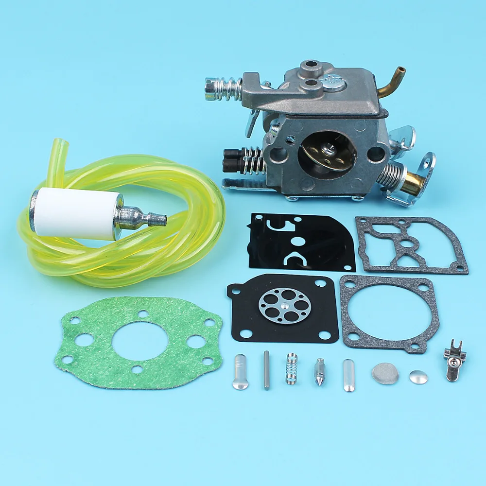 

Carburetor Fuel Line Filter Carb Diaphragm Rebuild Kit For Husqvarna 36 41 136 136LE 137 137E 141 141LE 142 142E Chainsaw