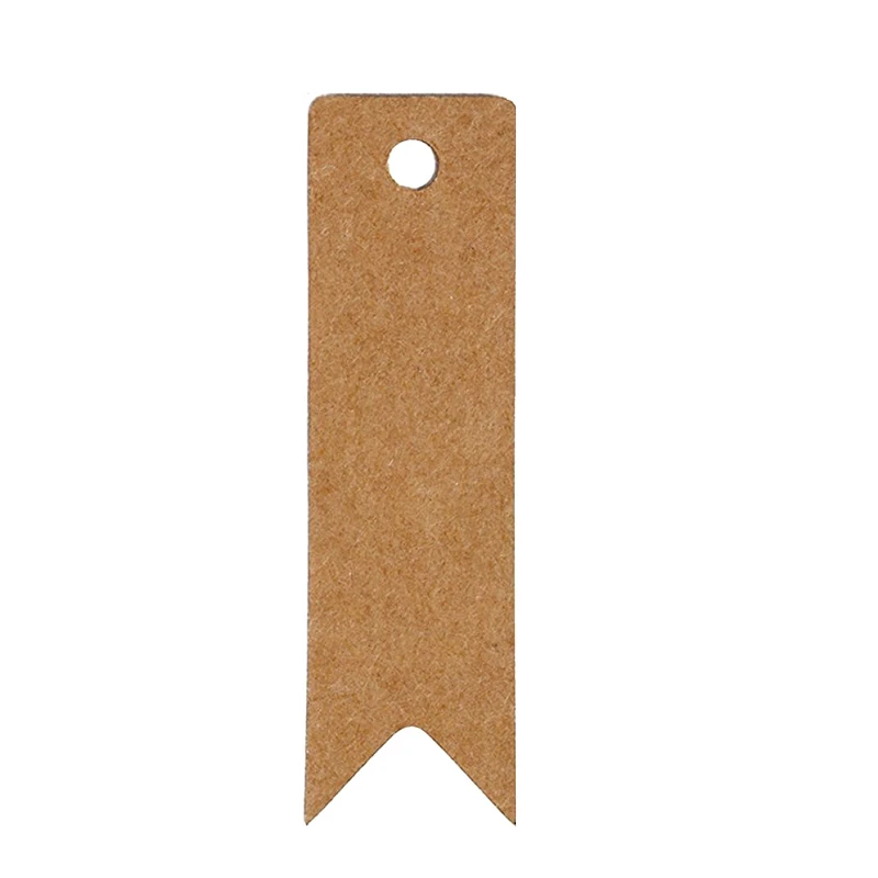 2X6Cm Kraft Paper Tags For Wedding Mini Paper Label For Diy Accessories Blank Kraft Tag Bookmarks Gift Labels Price List Handmad