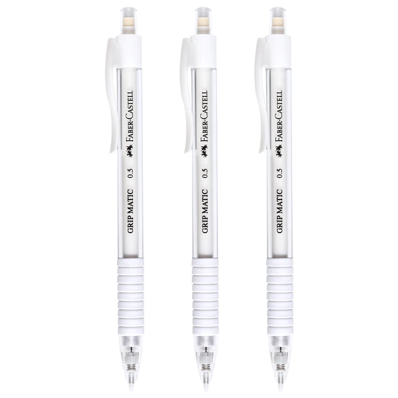 Faber-Castell 0.5 Pers-Gratis 1338 Vulpotlood Automatische Kern Uit Student Speciale Witte Transparante Vulpotlood