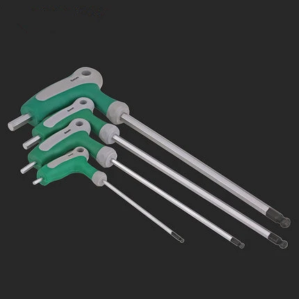 Allen wrenches T type hex socket screwdriver 2/2.5/3/4/5/6/8/10mm chrome vanadium steel Allen key Chrome vanadium steel CR-V