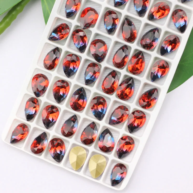 Sew On Rhinestone Glodenback Pointback Glass Crystals For Clothing Wedding Dresses All For Decoration DIY