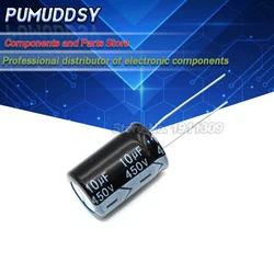 10PCS 고품질 450V10UF 13*21mm 10 미크로포맷 450V 13*21 전해 커패시터