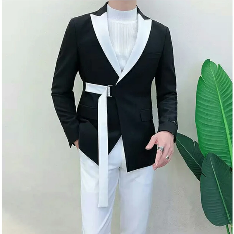 Costume deux pièces pour marié, classique, costume d'affaires, robes de bal, costume deux pièces (veste + pantalon), 2020