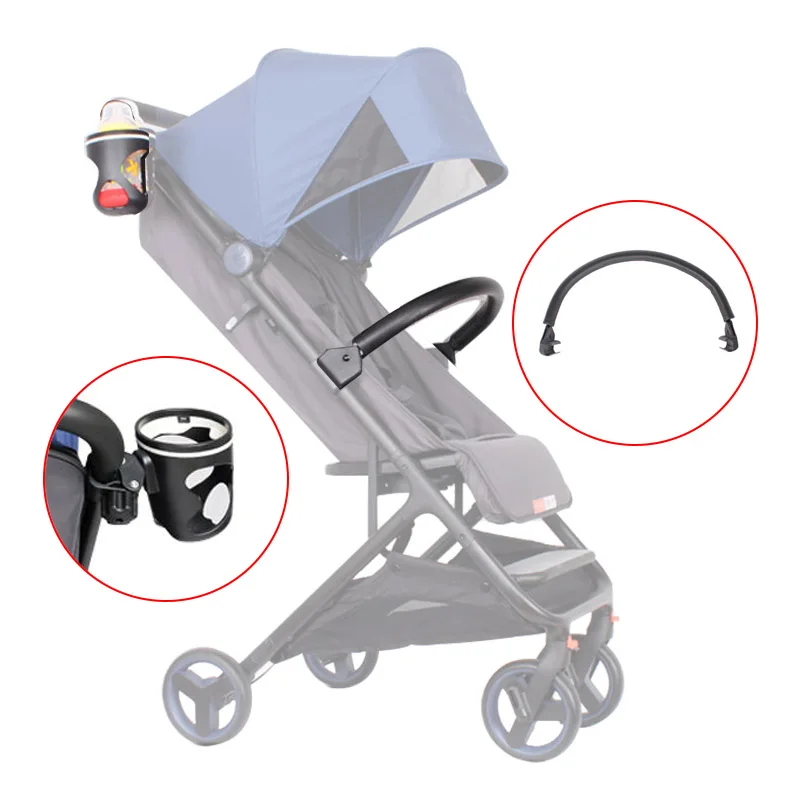 Stroller Accessories For Xiaomi Mitu Buggy Armrest Bumper Bar Mosquito Net Cup Holder Sunshade Bebe Accessories