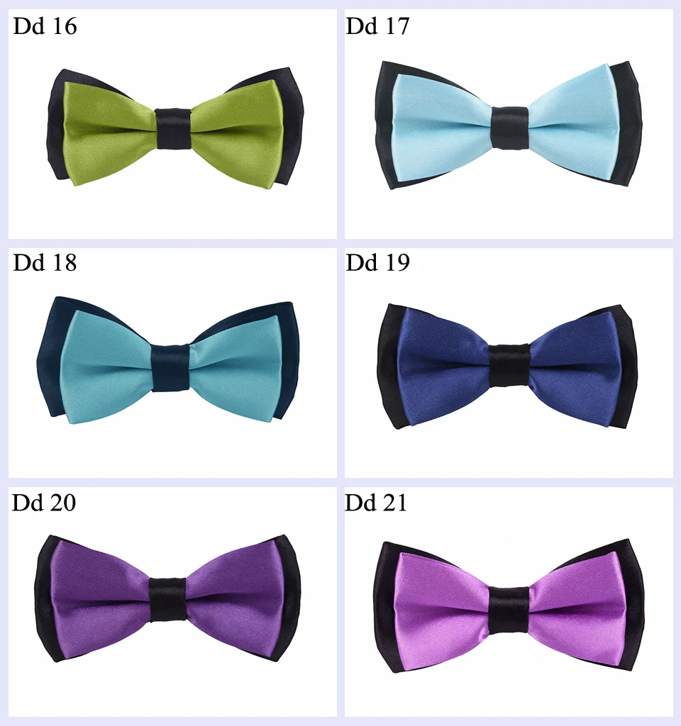 Elegante Baby-Fliege für Jungen und Mädchen, Modische Einfarbige Fliege für Kunstausstellungen, Partys, Geschenke, Baby Schwarz Blau Hochzeit Farbblockierung – Detail 8