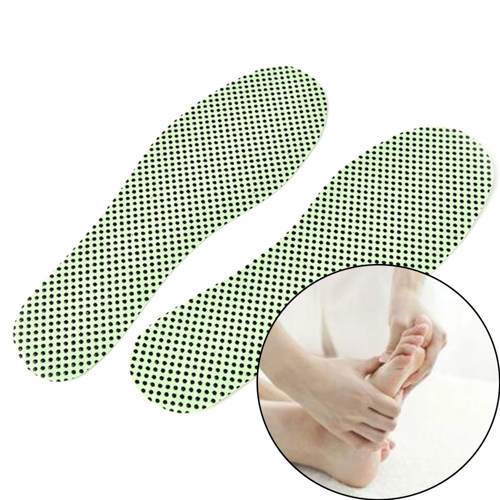 Natural Tourmaline Self-heating Insoles Warm Reflexology Insoles Winter Soles For Footwear Insoles Heated Self-heating Insoles