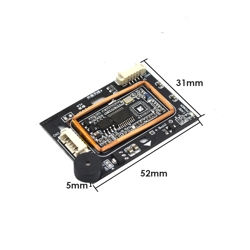 RFID-kaartlezer 125 KHZ Toegangscontrole inductieve kaartlezermodule met Wiegand 26-lezer