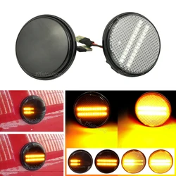 2Pcs Led Dynamic Arrow Blinker Indicator Side Marker Turn Signal Light For Mazda MX5 MX-5 Mk1 Mk2 Mk3 1989-2015 NA NB NC Canbus