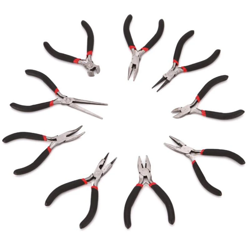 HGKLBB Jewelry Pliers Tools 4.5'' Equipment Long Needle Handmade Cutting Wire Pliers For Needlework Jewelry Making Accessories