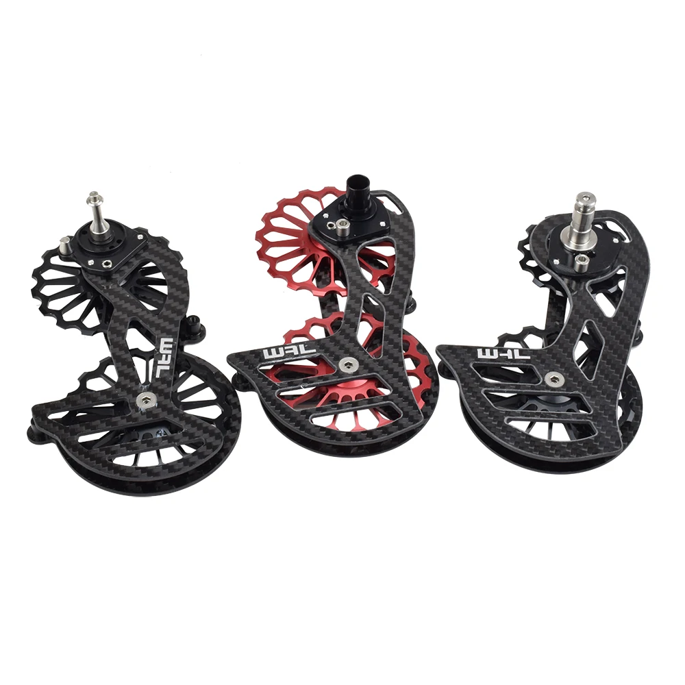 

Carbon Fiber Bike Rear Derailleur Ceramic Bearing 13T 17T Bicycle Guide Pulley Wheel For SRAM SHIMANO 5800 6800 R7000 R9000