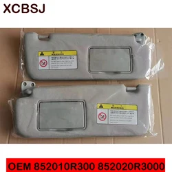 FOR HYUNDAI SONATA NF auto parts sunshade with cosmetic mirror Front windshield sunvisor assy OEM 852100R300 852020R300