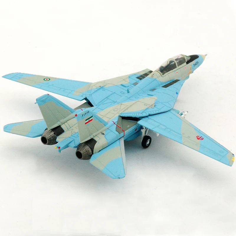 Diecast 1:200 Simulation Aircraft F-14A Tomcat Ali Carter Fighter Alloy Model Desktop Decoration Collection Gift