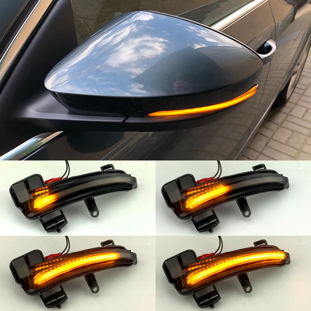 LED Dynamic Turn Signal Light Side Mirror Indicator Blinker Sequential flasher For Skoda Superb A7 MK3 B8 2016 2017 2018 2019