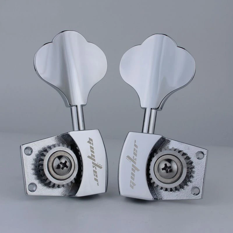 

Bass Tuners1:26 Ratio Open Gear Tuning Key Pegs Machine Head for Electric Jazz Bass or Precision Instruments silver