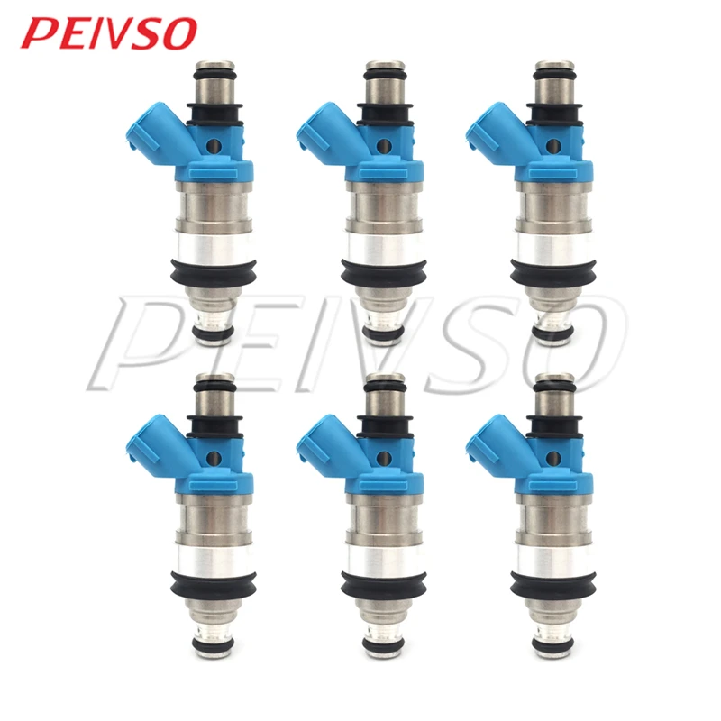 PEIVSO 6pcs 23250-20010 23209-20010 Fuel Injector For TOYOTA&LEXUS Camry Solara Avalon Sienna ES300 ES300 3.0L 1MZ