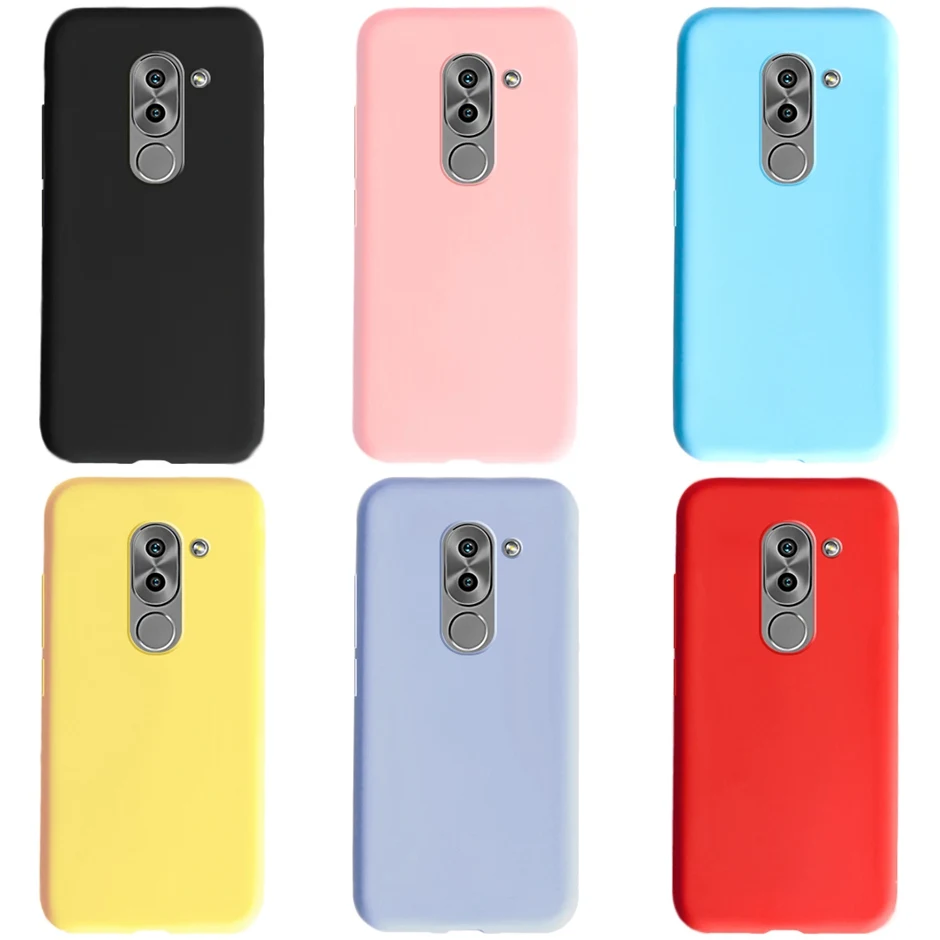 For Huawei Mate 9 Lite Case BLL-L23 Candy Color Slim Silicone Soft Phone Case For Huawei Honor 6X Huawei GR5 2017 Back Cover