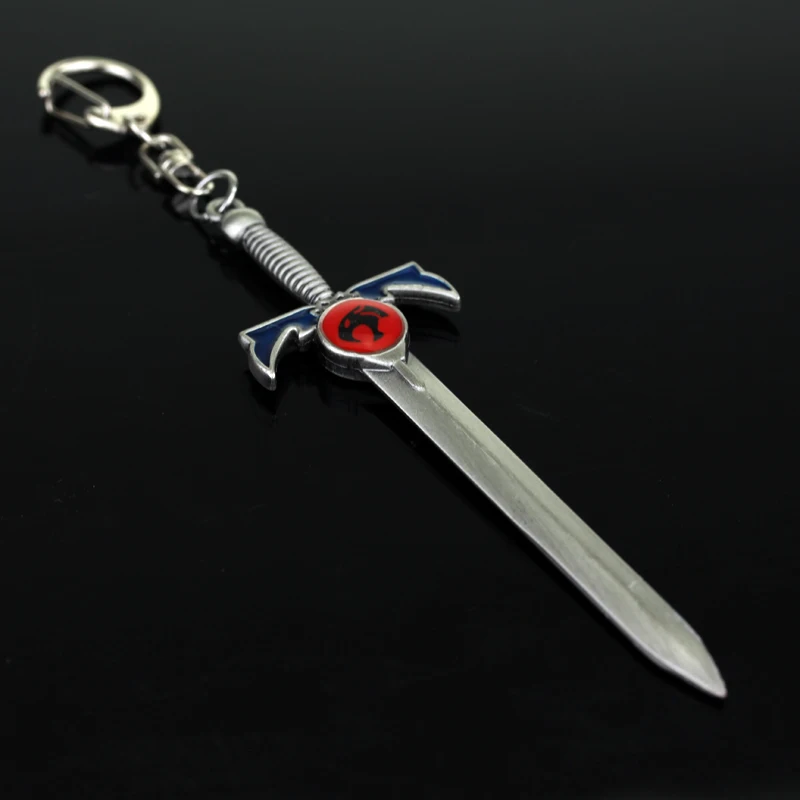 1 Colors New Hot Thundercats Sword Keychain 12cm Length Deluxe Sword Of Omens Keyring For Fans Souvenirs