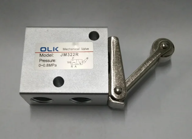 Right Pneumatics JM322R roller lever solenoid Pneumatuc Valve