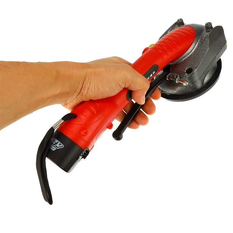 A máquina recarregável da telha da bateria de lítio 12v é apropriada para a colocação da telha de 80cm x 80cm e ferramentas manuais da manipulação da telha