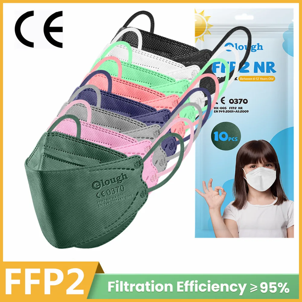 Children FPP2 Masks Kids FFP2 Mascarillas Niños KN95 Mask Approved mascarilla infantil ffp2 masque enfants ffp2mask niños 6-12