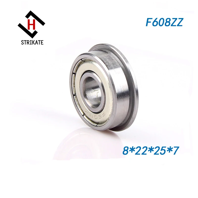 8pcs per bag F608ZZ Flange bearing for Diy Electrical Skateboard