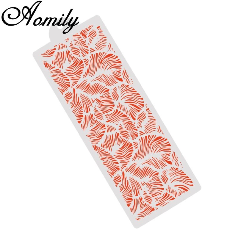 Amoliy Lace Cake Spray Stencils Powdered Sugar Sieve Painting Template Stencil Fondant Mold Pattern Printing Pastry Molds Baking