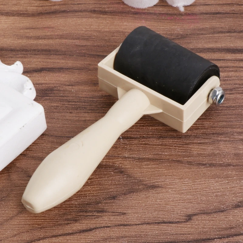 3.5cm Heavy Duty Hard Rollerพิมพ์หน้าจอกรอบพลาสติกหัตถกรรมเครื่องมือ