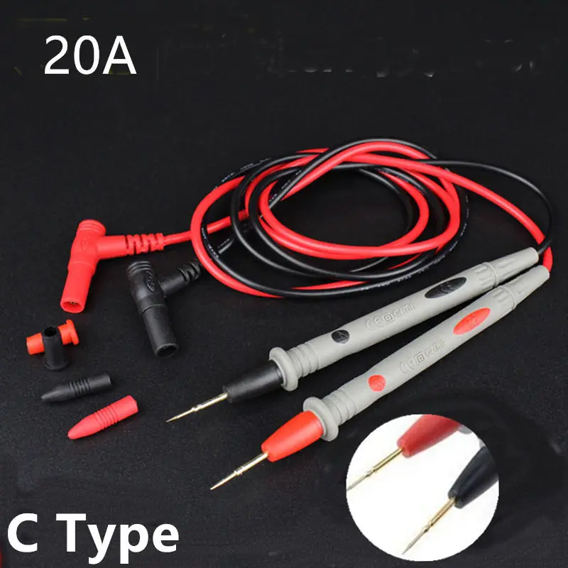 10A / 20A 1000V Universal Practical Multi Meter Test Pen Cable Digital Multimeter Lead Probe Wire