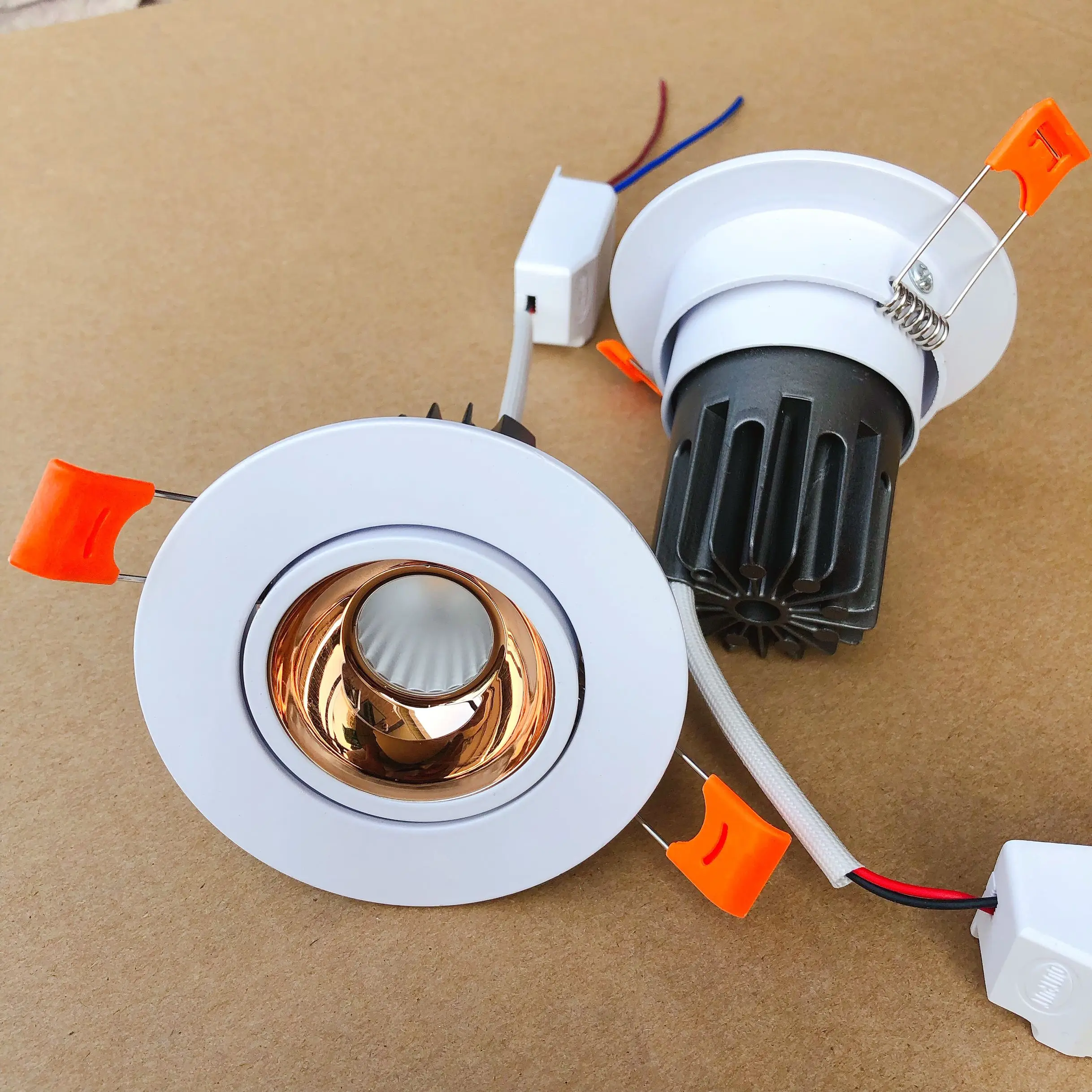 Kualitas Tinggi 12W COB 15W LED Downlight Dimmable 110V 220V Langit-langit Tersembunyi Lampu untuk Penerangan Rumah pakaian Toko Sepatu Toko