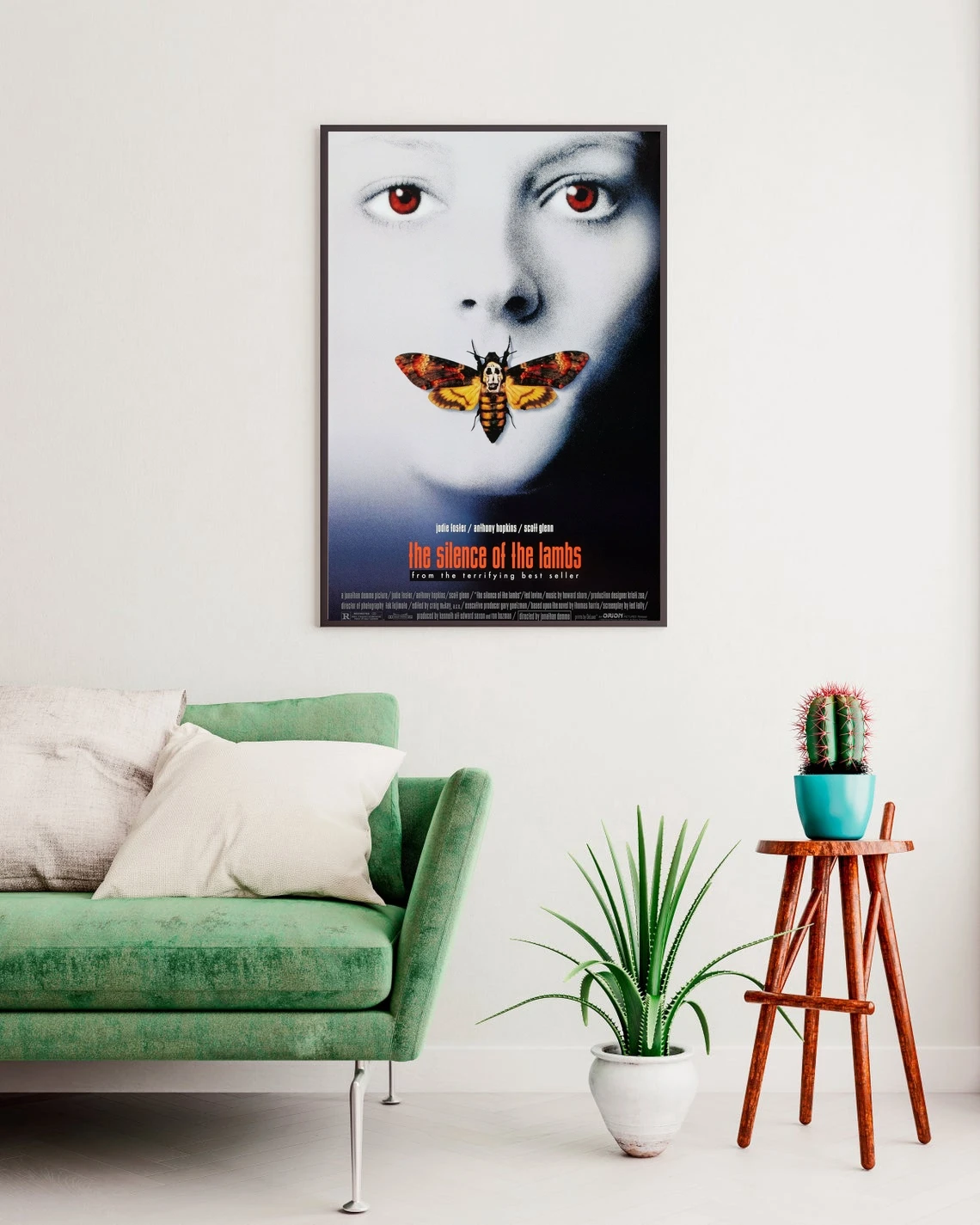 The Silence of the Lambs (1991) Movie Poster Canvas Print Home Wall Painting Decoration (No Frame)