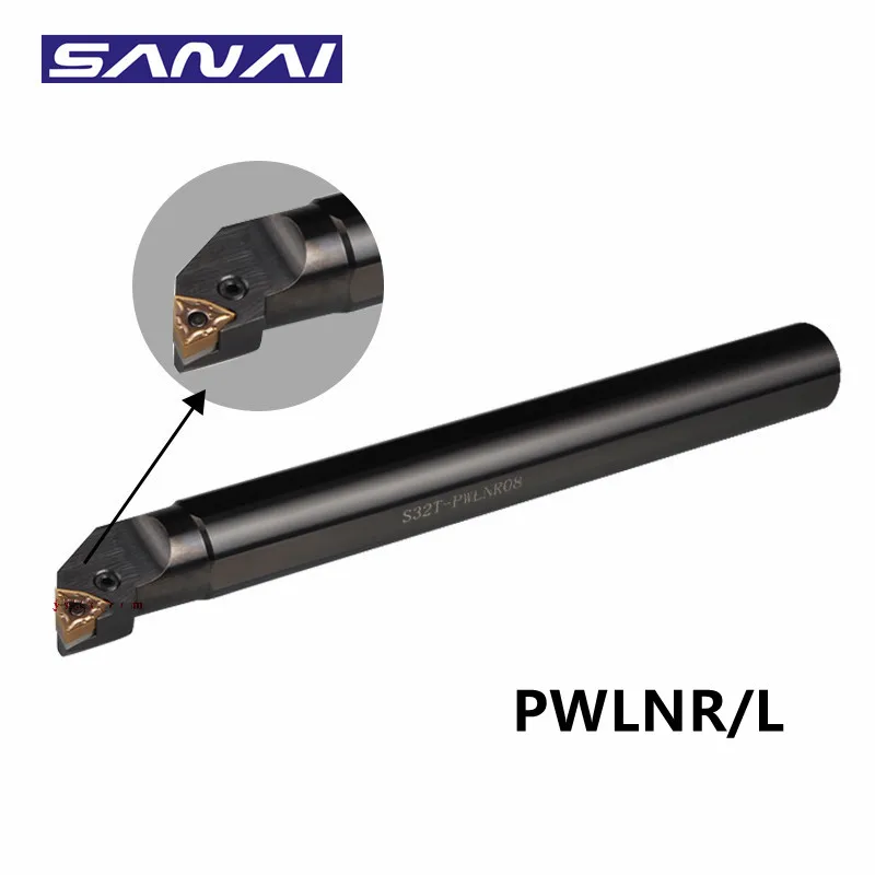 PWLNR/L08 Turning Tool Holder CNC Lathe Cutting Bar S20R-PWLNR08 S25R-PWLNR08 S32S- PWLNR08 Turning Rod Metal Cutter