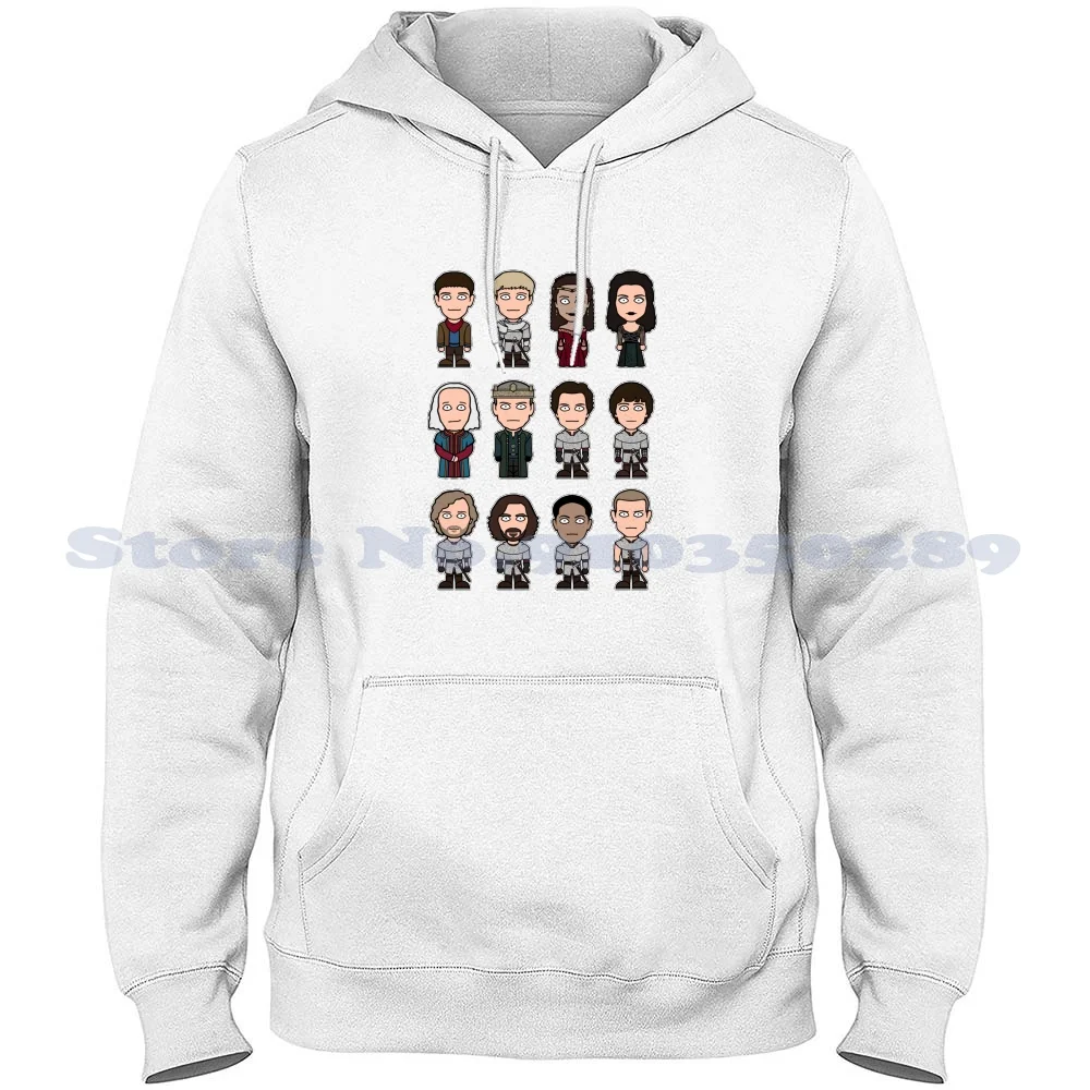 Team Merlin 100% Cotton Hoodie T-Shirt Merlin King Arthur Colin Morgan Bradley James King Uther Pendragon Anthony Stewart Head