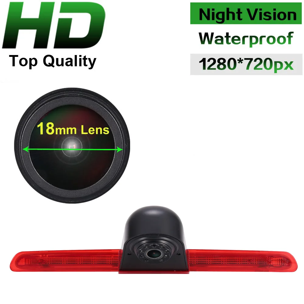 

18mm HD lens waterproof car camera for VW T6 Bremslicht Vehicle Backup Camera Centre High Mount Stop Lamp Parking Light