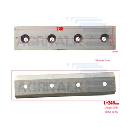 24PMF.02.107 / DWC-40HP / M250 / ... wood chipper blades as pictured