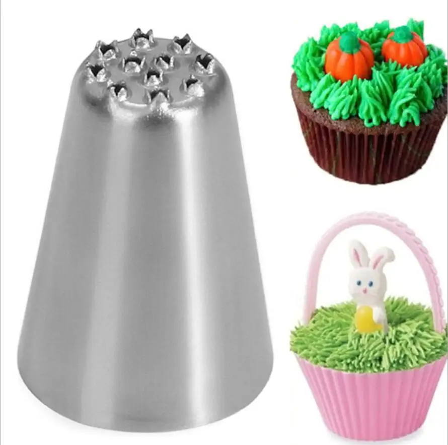 1/3PC Cake Grass Cream Decoration Tips Set Nozzle Cupcake Head Cake Decorating Tools Pastry Tools Stainless Steel Piping Icing