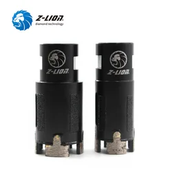 Z-LION 1PC 32mm 38mm Diamond Core Drill Bits Vacuum Brazed Dry Hole Saw Granite Marble Concrete Drilling Tools m14 5/8-11 Arbor