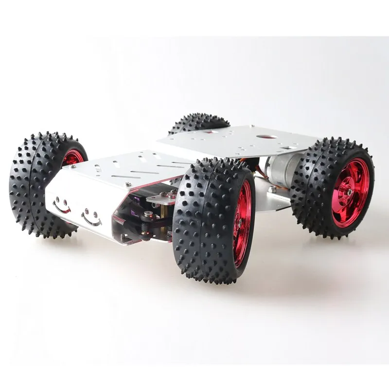 مفتوح المصدر هيكل السيارة الذكية STM توجيه سيارة نموذج توجيه والعتاد 32 روبوت التشفير STM32 نموذج DIY بها بنفسك المنافسة الإطار المعدني