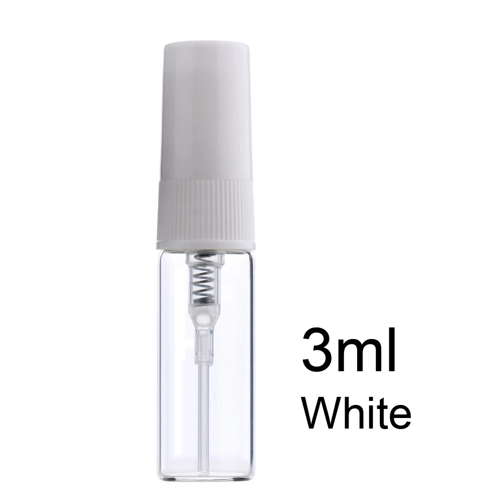 100 stks/partij 1 ml 2 ml 3 ml Spray Fles Hervulbare Parfumflesje met Papieren Kaart Voor gift Monster parfumflesje Pakket