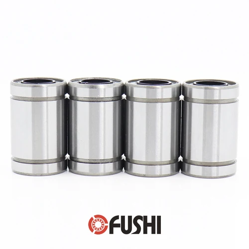 Imagen 1 del producto 4 Uds rodamientos de movimiento lineal ABEC-1 LM8UU LM10UU LM6UU LM12UU LM3UU LM08UU rodamiento lineal LM estándar UU