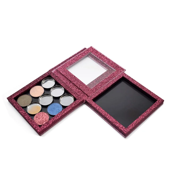 Magnetic Palette Portable Makeup Sub-package Storage Empty Box Autonomous Eye Shadow Lipstick Plate Sale