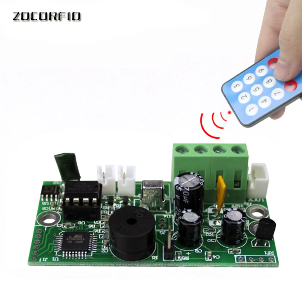 EMID Access Control Board 125KHZ RFID Embedded Controller DC12V Normally Closed Switch Free 10pcs Tags