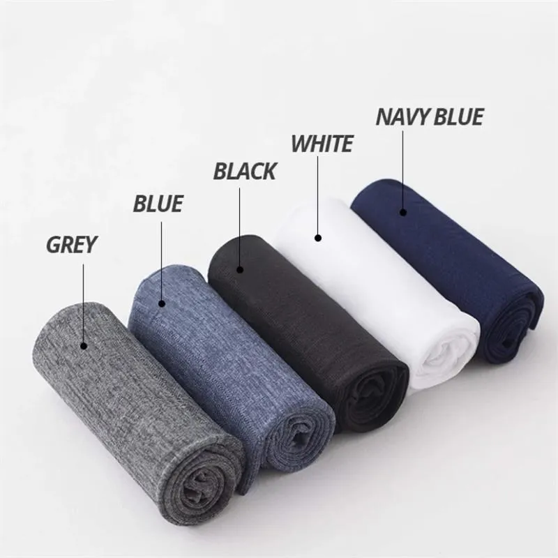 20pairs/Men's Silk Socks High Quality Business Casual Men's Long Socks Summer Thin Transparent Ultra-Thin Men's Socks Wholesale